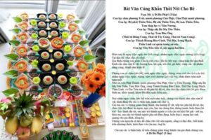 Bài Văn Cúng Khấn Thôi Nôi Cho Bé