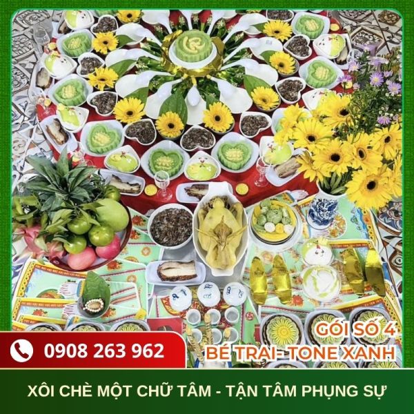 Mâm Cúng Thôi Nôi Bé Trai