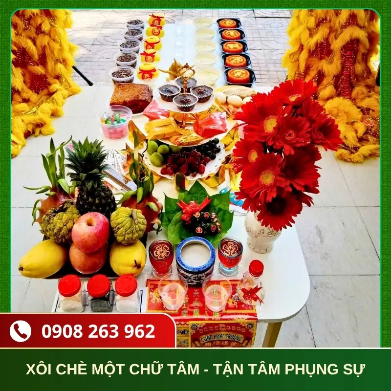 Mâm Cúng Khai Trương Cửa Hàng