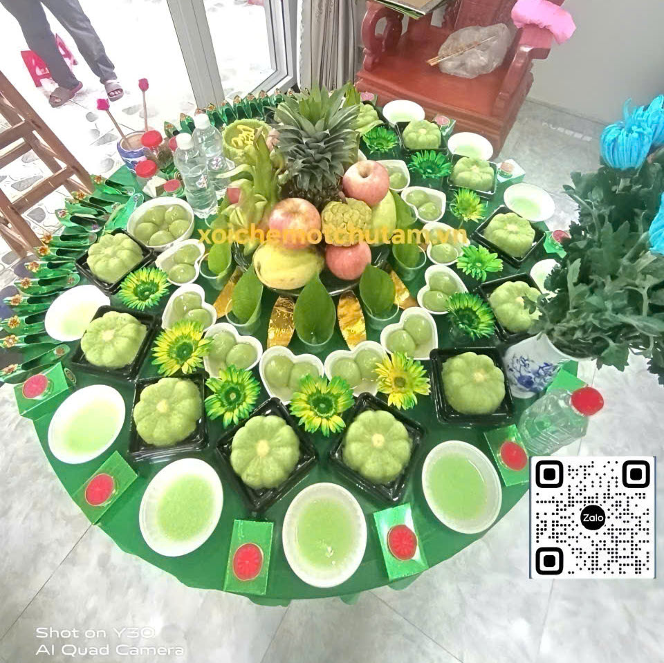 Mâm Cúng Đầy Tháng Bé Trai