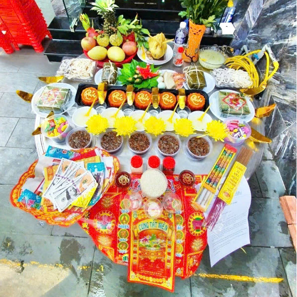 Mâm cúng giao thừa gói số 2